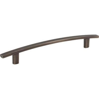 160 mm Center-to-Center Brushed Pewter Square Thatcher Cabinet Bar Pull by Hardware Resources