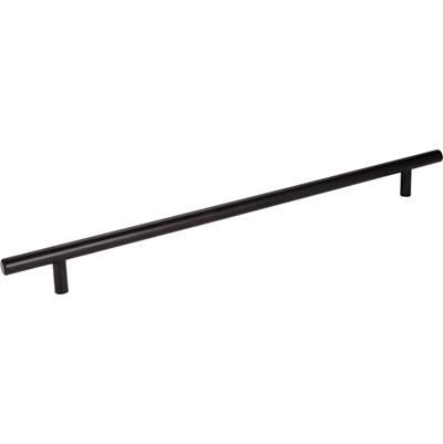 416 mm Center-to-Center Matte Black Naples Cabinet Bar Pull by Hardware Resources