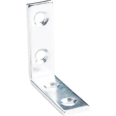 Hardware Resources 1-1/2'' X 1-1/2'' Zinc Plated Corner Brace by Hardware Resources