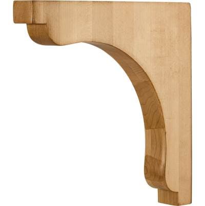 Hardware Resources 1-1/2'' W X 10'' D X 10'' H Alder Square End Corbel