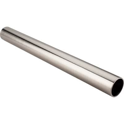 Hardware Resources 4 Boxes of 6 Satin Nickel 1-5/16'' Diameter Round Steel Closet Rod by Hardware Resources