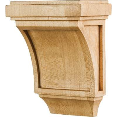 Hardware Resources 3'' W X 2'' D X 4'' H Cherry Mission Corbel by Hardware Resources