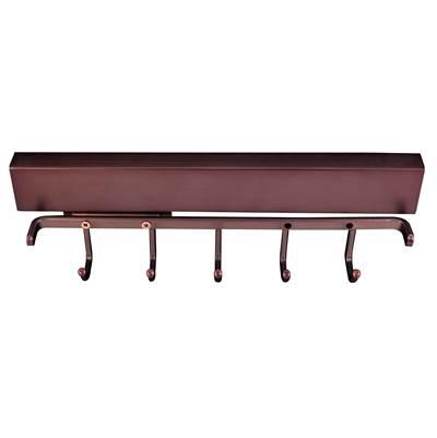 Brushed Oil Rubbed Bronze 12'' Sliding Belt Rack