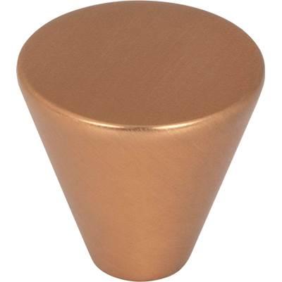 1'' Diameter Satin Bronze Conical Sedona Cabinet Knob