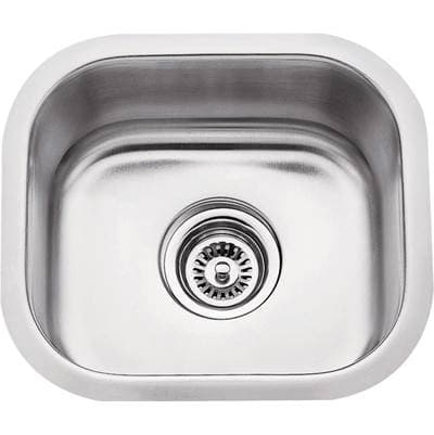 Hardware Resources 13'' L X 14-1/2'' W X 7'' D Undermount 18 Gauge Stainless Steel Single Bowl... by Hardware Resources