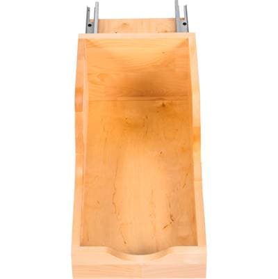 Hardware Resources 12'' Wood High Back Rollout for Vanity Depth - Uv Coated by Hardware Resources