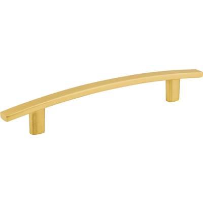 128 mm Center-to-Center Brushed Gold Square Thatcher Cabinet Bar Pull by Hardware Resources