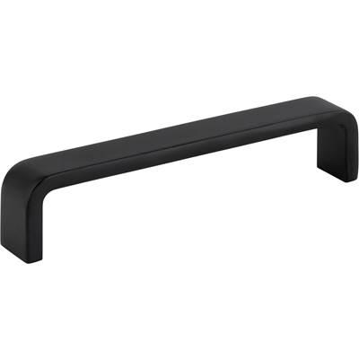 128 mm Center-to-Center Matte Black Square Asher Cabinet Pull by Hardware Resources