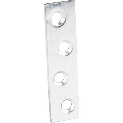 Hardware Resources 2-3/16'' X 5/8'' Zinc Plated Steel Mending Plate