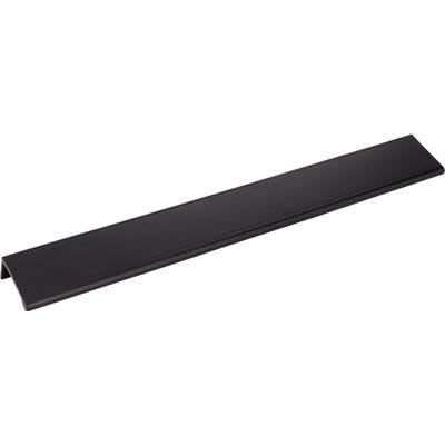 12'' Overall Length Matte Black Edgefield Cabinet Tab Pull by Hardware Resources