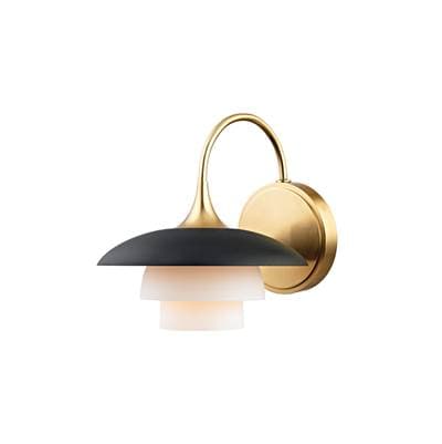 Hudson Valley Lighting Barron Wall Sconce - Aged Brass by Hudson Valley Lighting