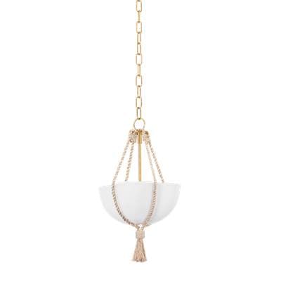Hudson Valley Lighting Amberley Pendant - Vintage Gold Leaf