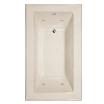 Hydro Systems Angel 7242 AC END Drain W/whirlpool System - Biscuit by Hydro Systems