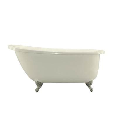 Hydro Systems Annette 6536 STON W/ Sloped Deck, TUB ONLY - Almond by Hydro Systems