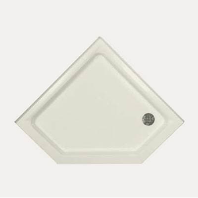 Hydro Systems Shower PAN AC 4833 NEO Angle - Biscuit-right HAND
