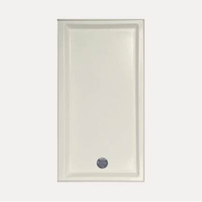 Hydro Systems Shower PAN AC 6032 END Drain - Biscuit-left HAND