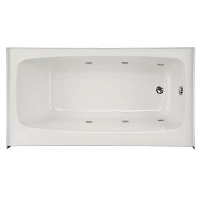 REGAN 5436 AC W/WHIRLPOOL SYSTEM-WHITE-LEFT HAND by Hydro Systems