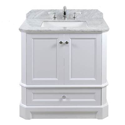 Icera Stone Top 30-in - Carrara Marble by Icera