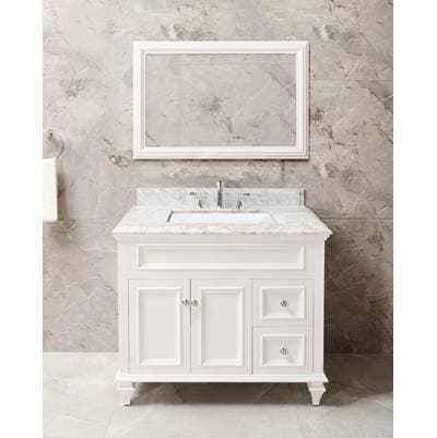 Icera Presley 36-in Mirror - White