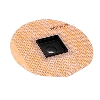 Infinity Drain 5'' X 5'' Stainless Steel 2- Throat Only with Factory Applied Schluter Kerdi... by Infinity Drain