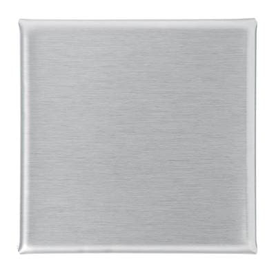 Infinity Drain 4''x4'' LS4 Solid Style Top Plate - Satin Stainless