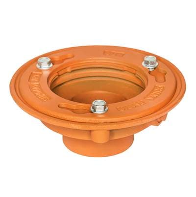 Infinity Drain Infinity Drain Clamp Down Drain Cast Iron 4'' Throat, 3'' No Hub Outlet by Infinity Drain