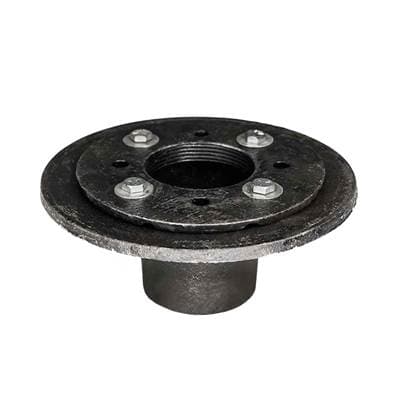 Infinity Drain Infinity Drain Clamp Down Drain Cast Iron, 2'' Throat, 2'' No Hub Outlet