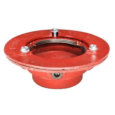 Infinity Drain Infinity Drain Clamp Down Drain Cast Iron 4'' Throat, 3'' Threaded Outlet by Infinity Drain
