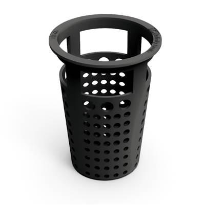 Infinity Drain 2'' Hair Basket for 65 Series in Black by Infinity Drain