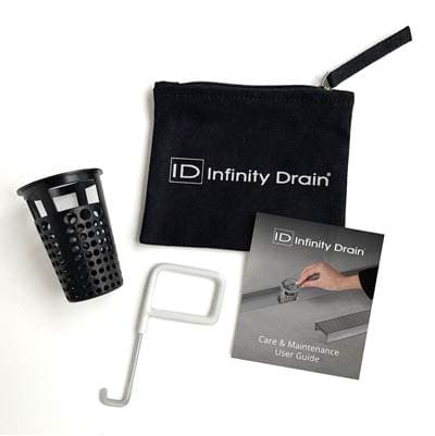 Infinity Drain Hair Maintenance Kit. Includes Maintenance Guide, AKEY Lift-out Key, and HB 65B...