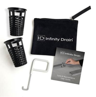Infinity Drain Hair Maintenance Kit. Includes Maintenance Guide, AKEY Lift-out Key, and (2) HB... by Infinity Drain