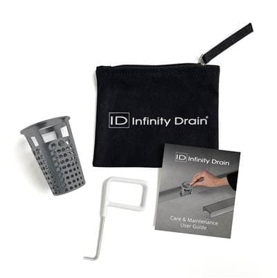 Infinity Drain Hair Maintenance Kit. Includes Maintenance Guide, DKEY Lift-out Key, and HB 65...