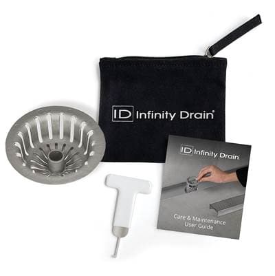 Infinity Drain Hair Maintenance Kit. Includes Maintenance Guide, WKEY Lift-out Key, and HS 4 Hair...