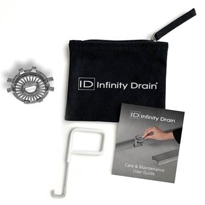 Infinity Drain Hair Maintenance Kit. Includes Maintenance Guide, AKEY Lift-out Key, and HS 2 Hair...