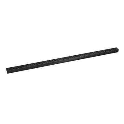 Infinity Drain 36'' Perforated Offset Slot Pattern Grate for S-LT 38 in - Matte Black by Infinity Drain