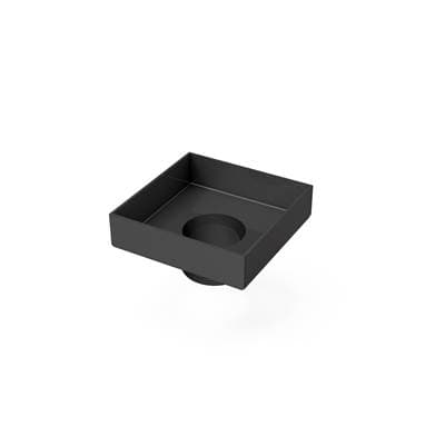 Infinity Drain 5 In. X 5 In. Stainless Steel 2 In. Throat Only for TD 5 Series - Matte Black by Infinity Drain