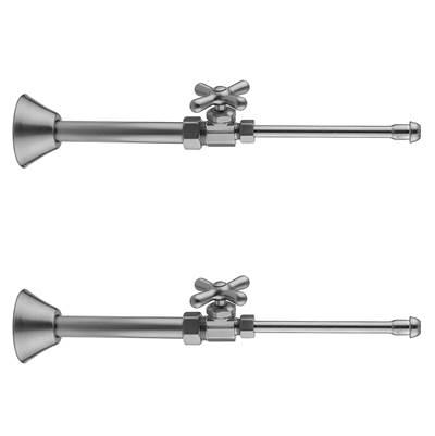 Jaclo Multi Turn Straight Pattern 5/8'' O.D. Compression (Fits 1/2'' Copper) x 3/8'' O.D. Faucet ... by Jaclo