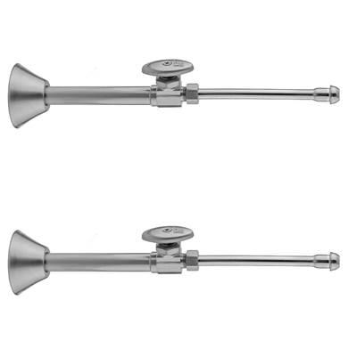 Jaclo Multi Turn Straight Pattern 1/2'' Copper (Sweat Fit) x 3/8'' O.D. Faucet Supply Kit with Ov...