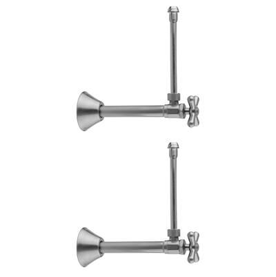 Jaclo Multi Turn Angle Pattern 1/2'' Copper (sweat Fit) X 3/8'' O.D. Faucet Supply Kit with Cross...