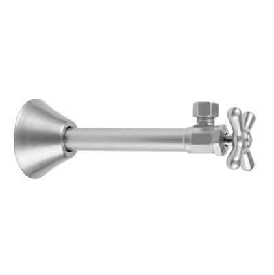 Jaclo Multi Turn Angle Pattern 1/2'' Copper (sweat Fit) X 3/8'' O.D. Supply Valve with Cross...