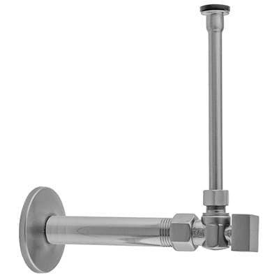 Jaclo Quarter Turn Angle Pattern 1/2'' IPS x 3/8'' O.D. Toilet Supply Kit with Square Handle, 20'... by Jaclo