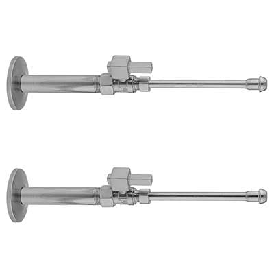 Jaclo Quarter Turn Straight Pattern 1/2'' IPS X 3/8'' O.D. Faucet Supply Kit with Square Lever... by Jaclo