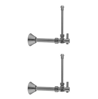 Jaclo Quarter Turn Angle Pattern 5/8'' O.D. Compression (Fits 1/2'' Copper) x 3/8'' O.D. Faucet S... by Jaclo