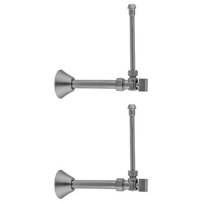 Jaclo Quarter Turn Angle Pattern 5/8'' O.D. Compression (Fits 1/2'' Copper) x 3/8'' O.D. Faucet S... by Jaclo