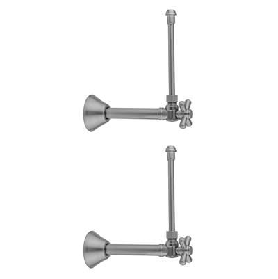 Jaclo Quarter Turn Angle Pattern 1/2'' Copper (Sweat Fit) x 3/8'' O.D. Faucet Supply Kit with Sta... by Jaclo