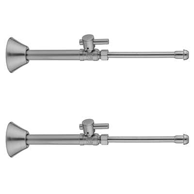 Jaclo Quarter Turn Straight Pattern 1/2'' Copper (Sweat Fit) x 3/8'' O.D. Faucet Supply Kit with ...