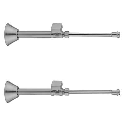 Jaclo Quarter Turn Straight Pattern 1/2'' Copper (sweat Fit) X 3/8'' O.D. Faucet Supply Kit with...