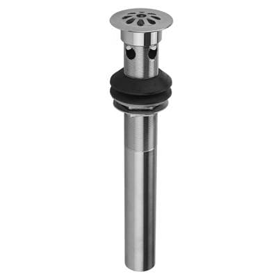 Jaclo Tear Drop Lavatory Drain with Overflow - Unlacquered Brass by Jaclo
