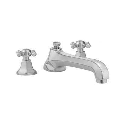 Jaclo Astor Roman Tub Set with Low Spout and Ball Cross Handles - Antique Brass by Jaclo