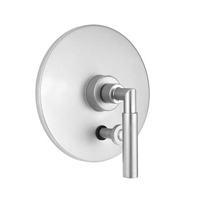 Jaclo Round Plate with Round Contempo Hub Base Lever Trim for Pressure Balance Cycling Valve with...